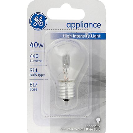 GE Light Bulbs Appliance S11 Microwave Oven 40 Watts - Each - Image 2