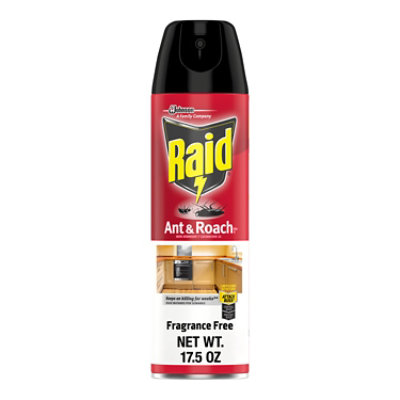 Raid Fragrance Free Ant And Roach Killer 26 Insecticide Aerosol Spray - 17.5 Oz - Image 2