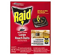 Raid Double Control Large Roach Baits (8 Ct)
