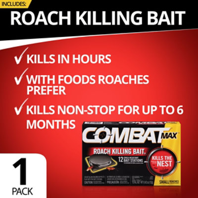 Combat Max Small Roach Bait - 12 Count - Image 3