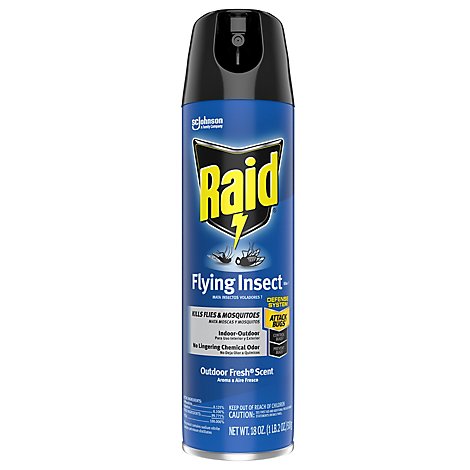 Raid Flying Insect Killer Outdoor Fresh Scent - 18 Oz