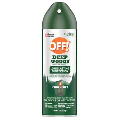 Off! Deep Woods Insect Repellent Aerosol Spray - 6 Oz - Image 1