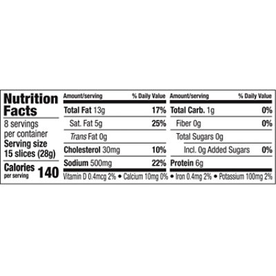 Margherita Pepperoni Sliced Resealable - 8 Oz - Image 2