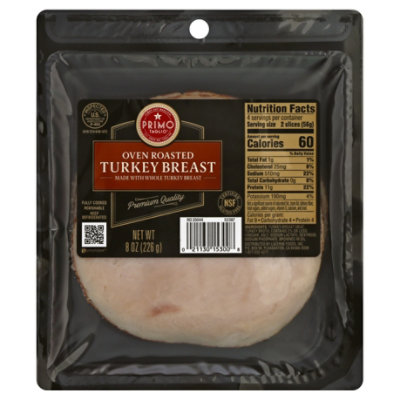 Primo Taglio Oven Roasted Turkey - 8 Oz.