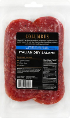 Columbus Salame Italian Dry Lite - 5 Oz - Image 5