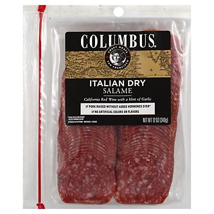 Columbus Italian Dry Salame - 12 Oz. - Image 1