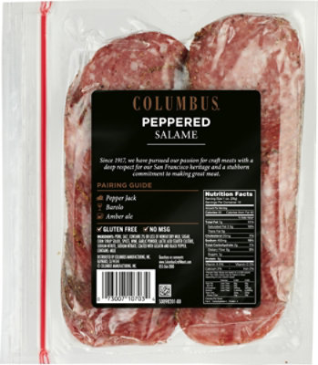 Columbus Peppered Italian Dry Salame - 10 Oz. - Image 6