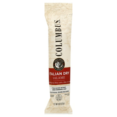 Columbus Salame Italian Dry - 8 Oz - Image 1