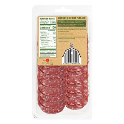 Applegate Natural Genoa Salami - 4 Oz. - Image 7