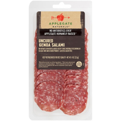 Applegate Natural Genoa Salami - 4 Oz. - Image 1