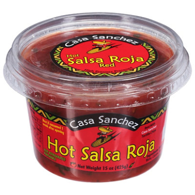 Casa Sanchez Salsa Hot Salsa Roja - 15 Oz - Image 3