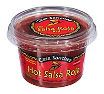 Casa Sanchez Salsa Hot Salsa Roja - 15 Oz