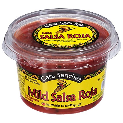 Casa Sanchez Mild Roja Salsa - 15 Oz. - Image 1