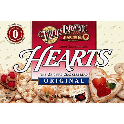 Valley Lahvosh Crackerbread Hearts Original - 4.5 Oz - Image 2