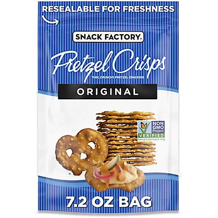 Snack Factory Pretzel Crisps Original - 7.2 Oz. - Image 2
