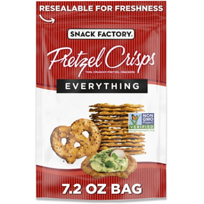 Snack Factory Everything Pretzel Crisps - 7.2 Oz - Image 1