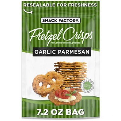 Snack Factory Garlic Parmesan Pretzel Crisps - 7.2 Oz - Image 1