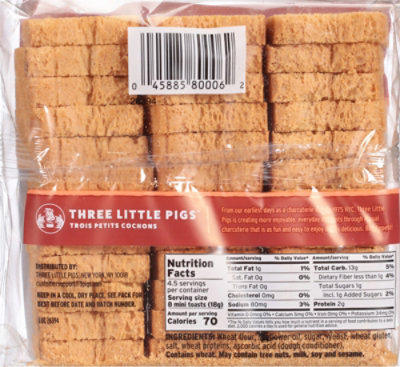 Three Little Pigs Petits Toasts - 2.75 Oz - Image 6