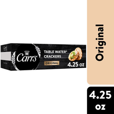 Carrs Table Water Crackers Original Baked Snack Crackers - 4.25 Oz - Image 1