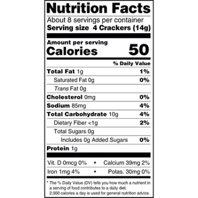 Carrs Table Water Crackers Cracked Pepper Baked Snack Crackers - 4.5 Oz - Image 8