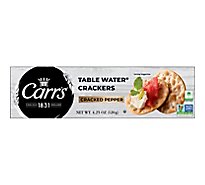 Carrs Table Water Cracked Pepper Crackers - 4.25 Oz