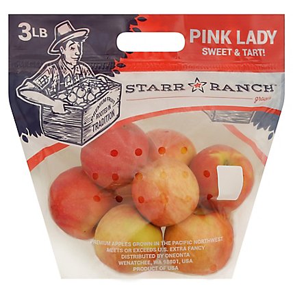 Cripps Pink Apples Prepackaged - 3 Lbs. - Image 1