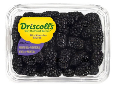 Blackberries Prepacked Fresh - 12 Oz