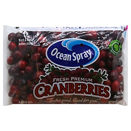 Cranberries Prepacked Bag Fresh - 12 Oz - Image 1