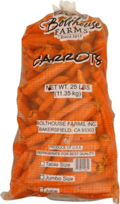 Carrots For Juice Prepacked - 25 Lb - Image 2