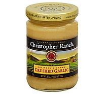 Christopher Ranch Garlic Crushed Prepacked Jar - 9 Oz