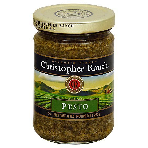 Christopher Ranch Pesto Sauce Prepacked - 8 Oz