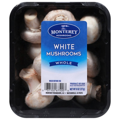 Mushrooms White Whole Prepacked - 8 Oz - Image 3