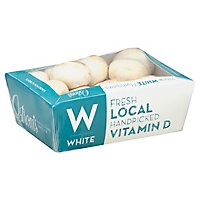 Mushrooms White Whole Prepacked - 16 Oz - Image 1
