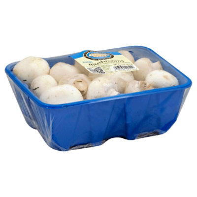 Mushrooms White Whole Prepacked - 16 Oz