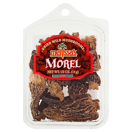 Mushrooms Dried Morel Prepacked - 6-.50 Oz
