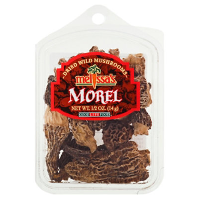 Mushrooms Dried Morel Prepacked - 6-.50 Oz