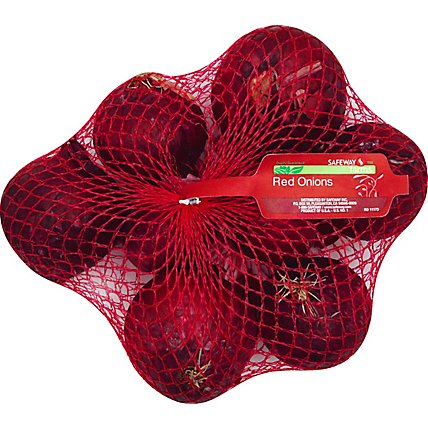 Signature Farms Onions Red Prepacked Bag - 3 Lb - Image 2