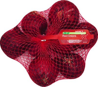 Signature Farms Onions Red Prepacked Bag - 3 Lb - Image 2