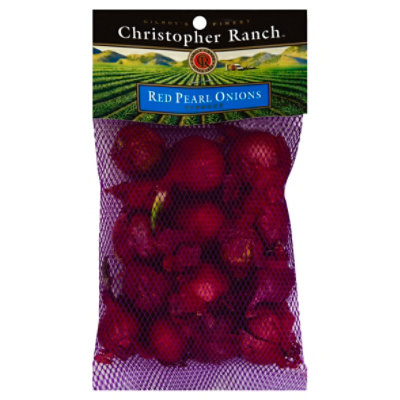 Christopher Ranch Onions Red Pearl - 6 Oz - Image 1