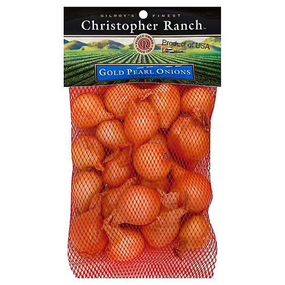 Christopher Ranch Onions Gold Pearl Prepacked - 6 Oz