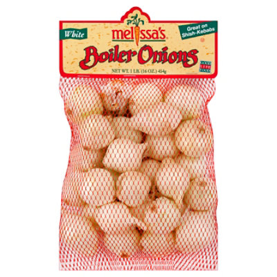 Melissas Onions Boiler White - 1 Lb