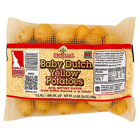 Melissas Potatoes Yellow Baby Dutch - 24 Oz