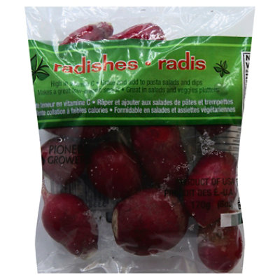 Radishes Red Prepacked - 6 Oz