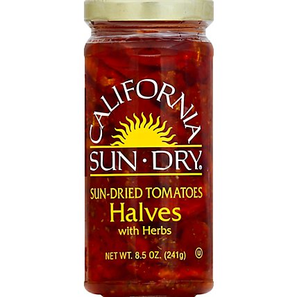 California Sun Dry Tomatoes Sun-Dried With Herbs Halves - 8.5 Oz - Image 2