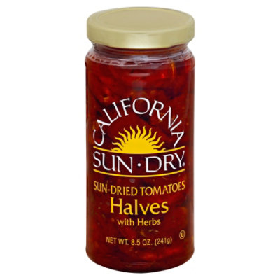 California Sun Dry Tomatoes Sun-Dried With Herbs Halves - 8.5 Oz