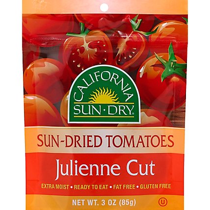 California Sun Dry Tomatoes Sun Dried Julienne Cut - 3 Oz - Image 1