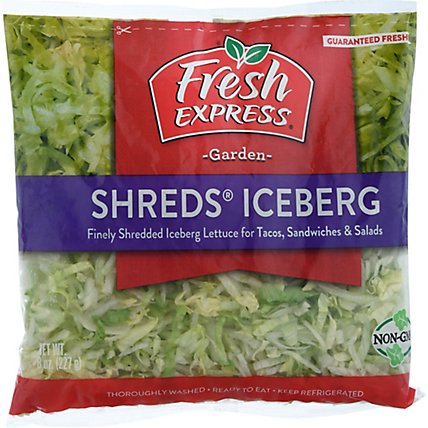 Fresh Express Shreds Iceberg - 8 Oz - Image 2