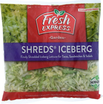 Fresh Express Shreds Iceberg - 8 Oz - Image 2