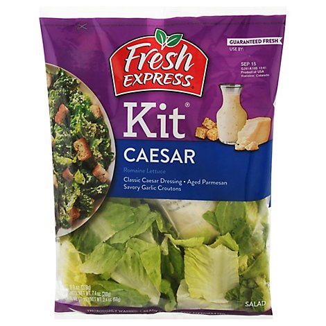Fresh Express Salad Kit Caesar - 7.6 Oz