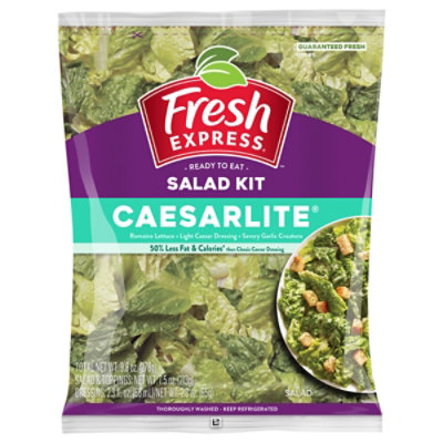 Fresh Express Salad Kit Caesar Lite Prepacked - 9.70 Oz - Image 2